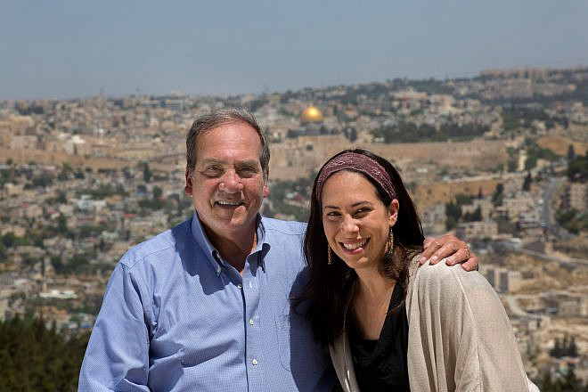 Rabbi Yechiel and Yael Eckstein in Jerusalem. Credit: IFCJ.