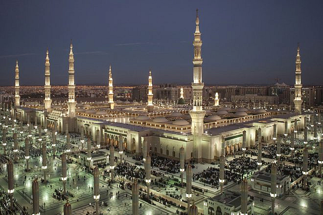 The Prophet's Mosque in Medina, Saudi Arabia. Photo: Orhan Durgut/Shutterstock