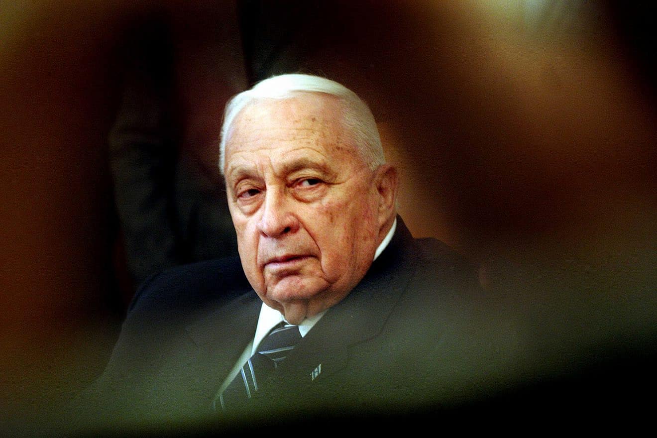 Ariel Sharon, prime minister from March 2001 to April 2006, was unable to carry out his duties after suffering a second stroke on Jan. 4, 2006. Photo by Yossi Zamir/Flash90.