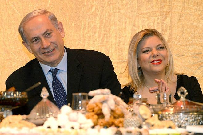 Israeli Prime Minister Benjamin Netanyahu and his wife, Sara, celebrate Mimouna, a Jewish-Moroccan celebration marking the end of Passover. Credit: GPO.