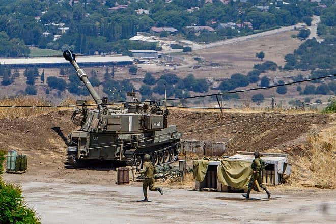 IDF Artillery Corps personnel near the border with Lebanon, July 6, 2023. Photo by Ayal Margolin/Flash90.