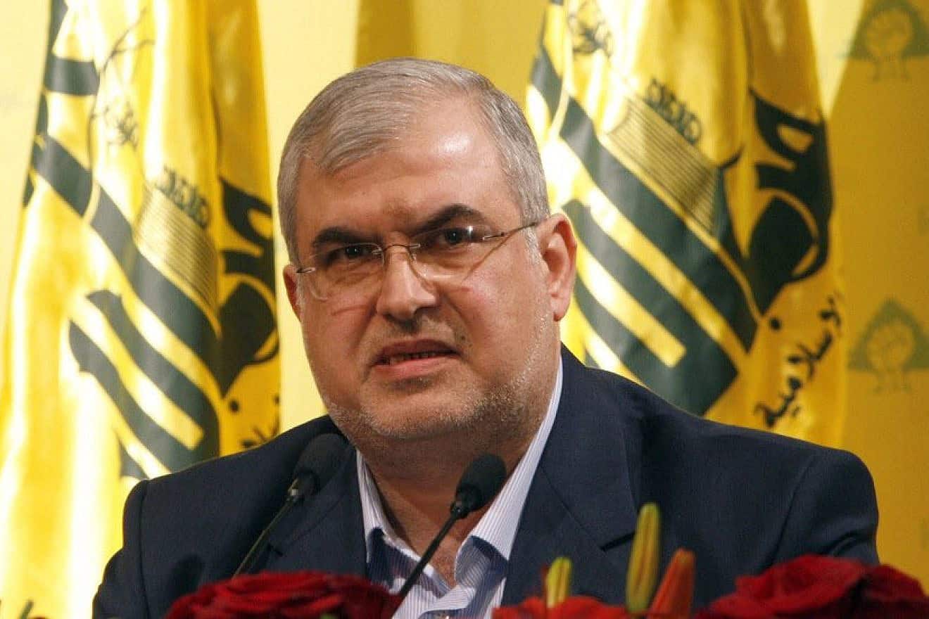 Mohammad Raad, a Lebanese politician of Hezbollah. Source: Twitter