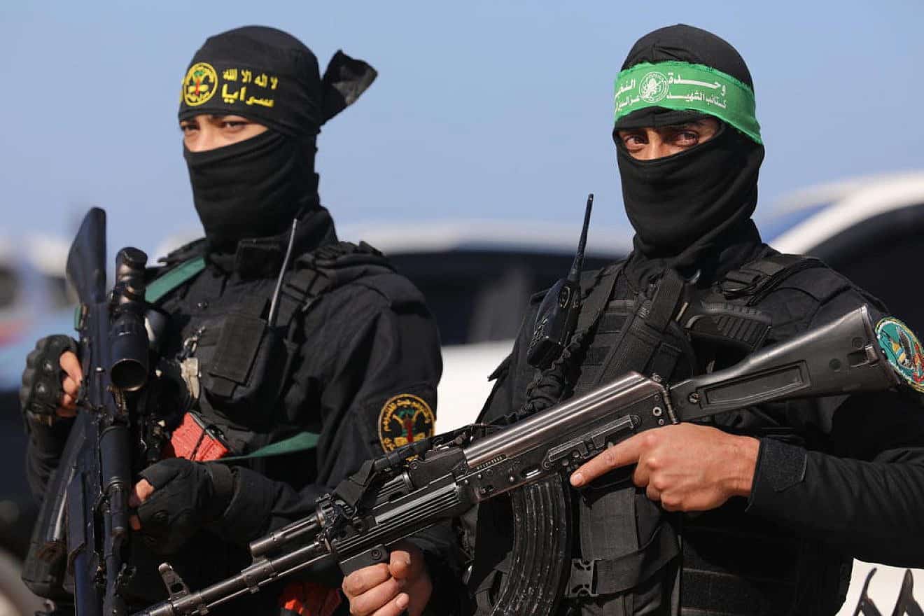 Hamas, Islamic Jihad and 11 other terrorist groups take part in the Strong Foundation "military" drill in the Gaza Strip, Dec 29, 2020. Photo by Majdi Fathi/TPS.