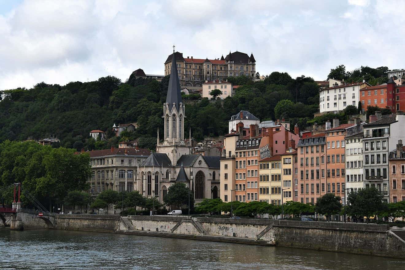 The Saône River in Lyon, France. Credit: Herbert Frank, Vienna, via Wikimedia Commons.