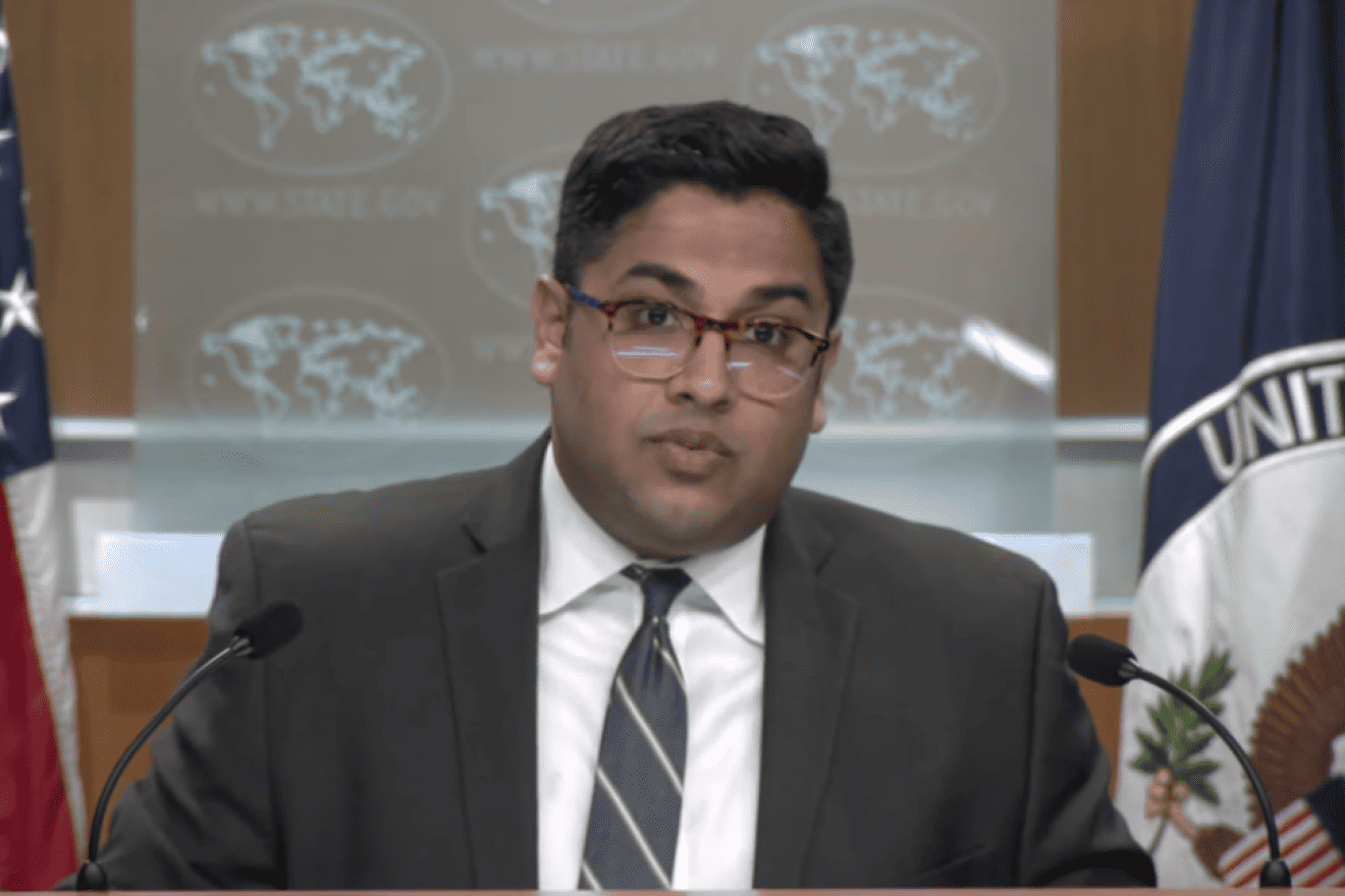 State Department Principal Deputy Spokesperson Vedant Patel stressed that the Biden Administration has no intention to slash aid to Israel, July 25, 2023. Source: U.S State Department.