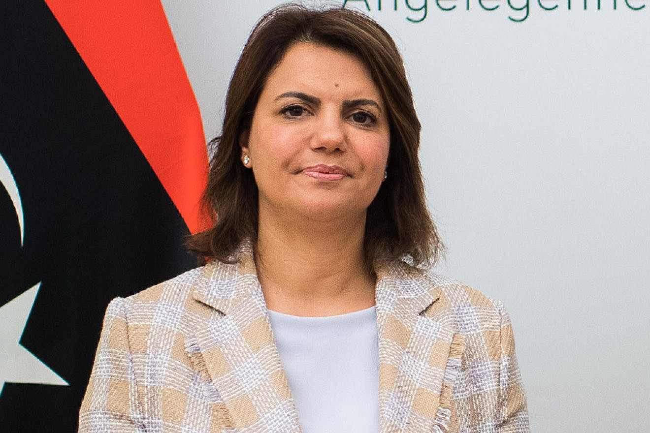 Libyan Foreign Minister Najla Mangoush, June 23, 2022. Credit: Austrian Ministry of Foreign Affairs.
