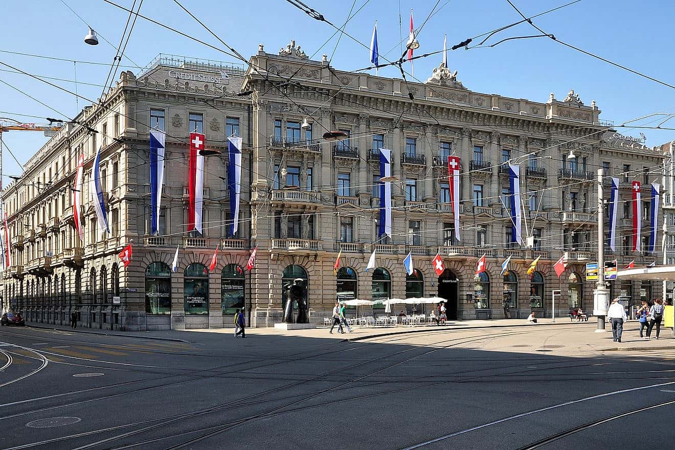Credit Suisse headquarters in Zürich, inaugurated in 1876. Credit: Roland zh via Wikimedia Commons.