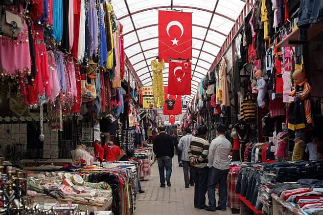 A view of the main bazaar in the city of Antalya, March 21, 2008. Photo by Kobi Gideon/Flash90.