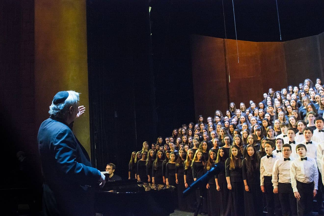 A group concert of the HaZamir International Jewish Teen Choir