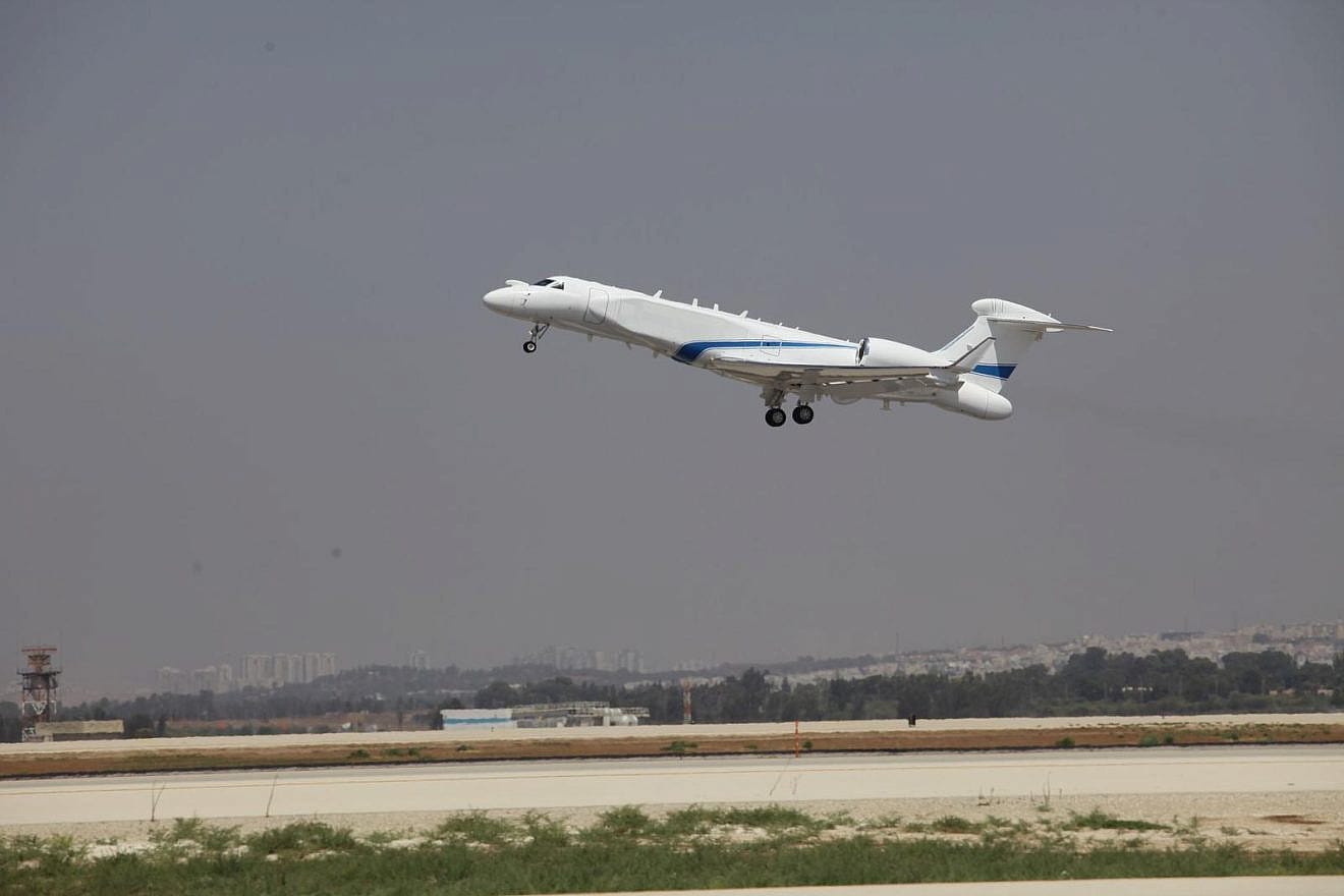The ORON aircraft during a test flight. Credit: Israeli Ministry of Defense Spokesperson’s Office.