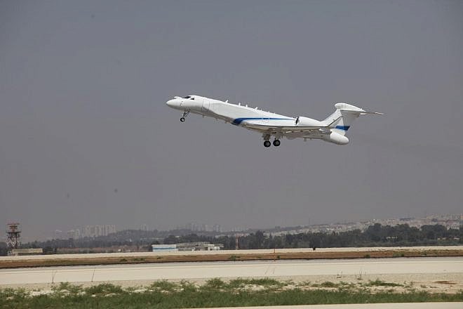 The ORON aircraft during a test flight. Credit: Israeli Ministry of Defense Spokesperson’s Office.