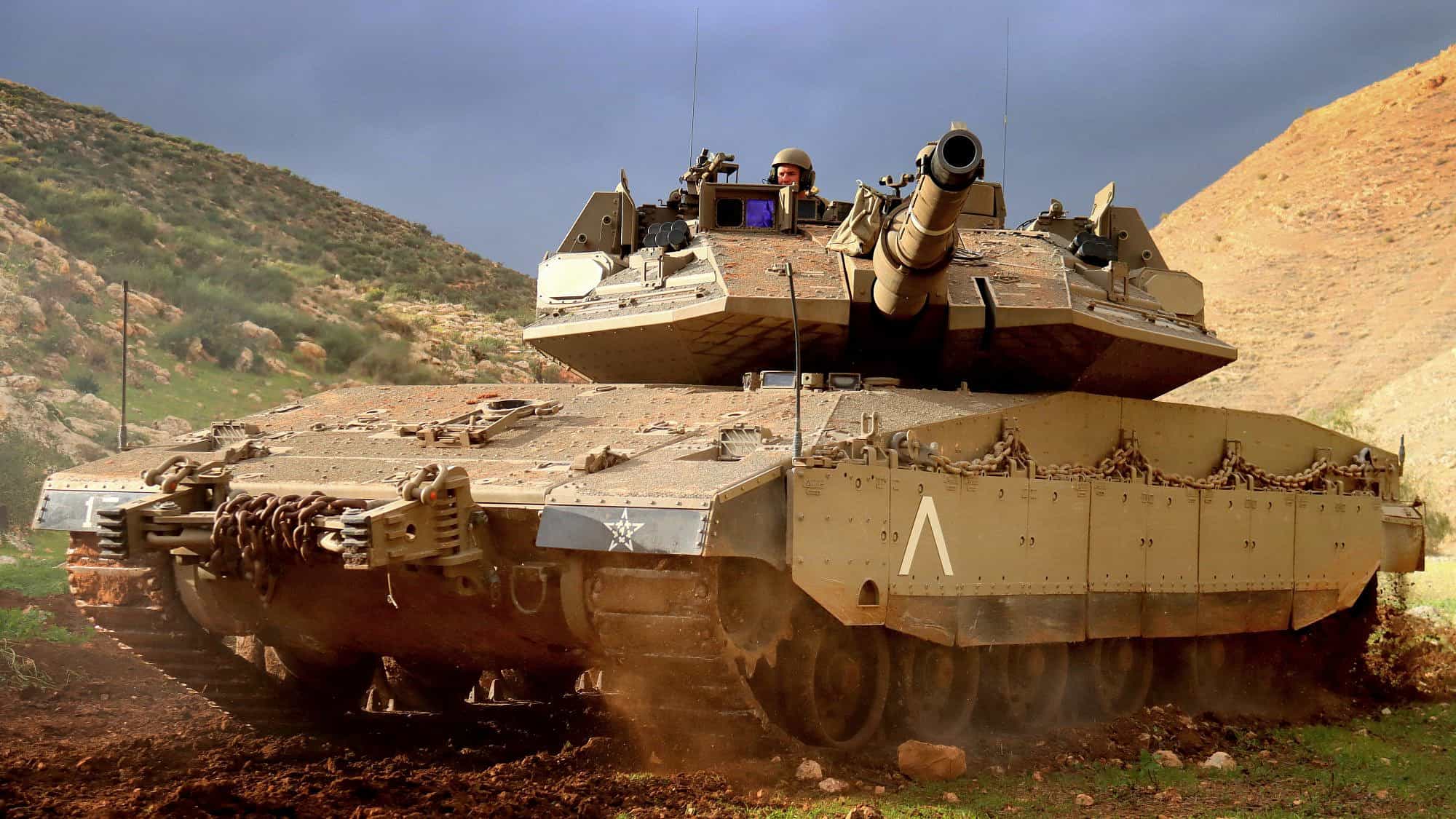 An Israeli Defense Forces Merkava Mk IV main battle tank. Credit: Israeli Defense Ministry.
