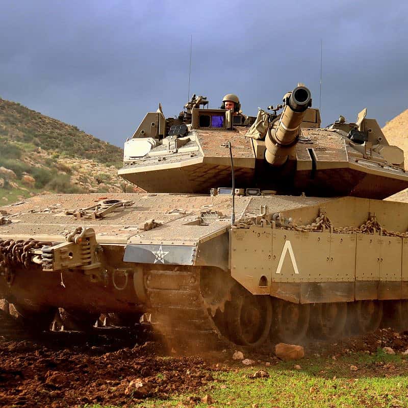 An Israeli Defense Forces Merkava Mk IV main battle tank. Credit: Israeli Defense Ministry.