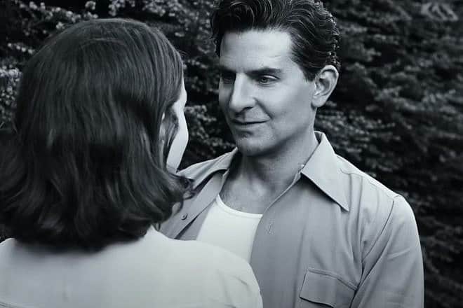 Bradley Cooper playing Leonard Bernstein in "Maestro," which he directed. Credit: YouTube screenshot of the film trailer.