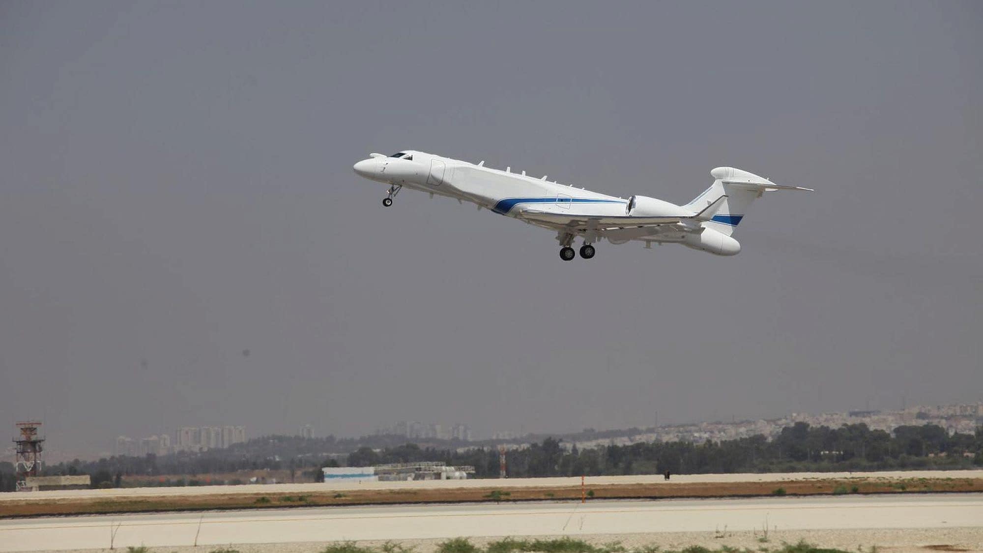 The Oron aircraft. Credit: Israel Defense Ministry.
