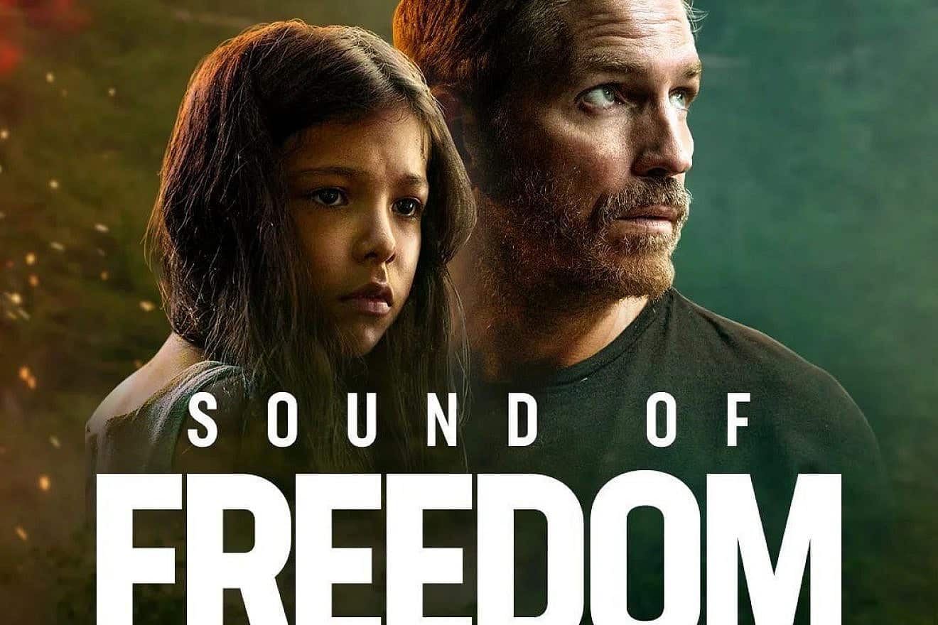 Promo for the “Sound of Freedom“ film, starring Jim Caviezel. Source: Screenshot/Angel Studios.