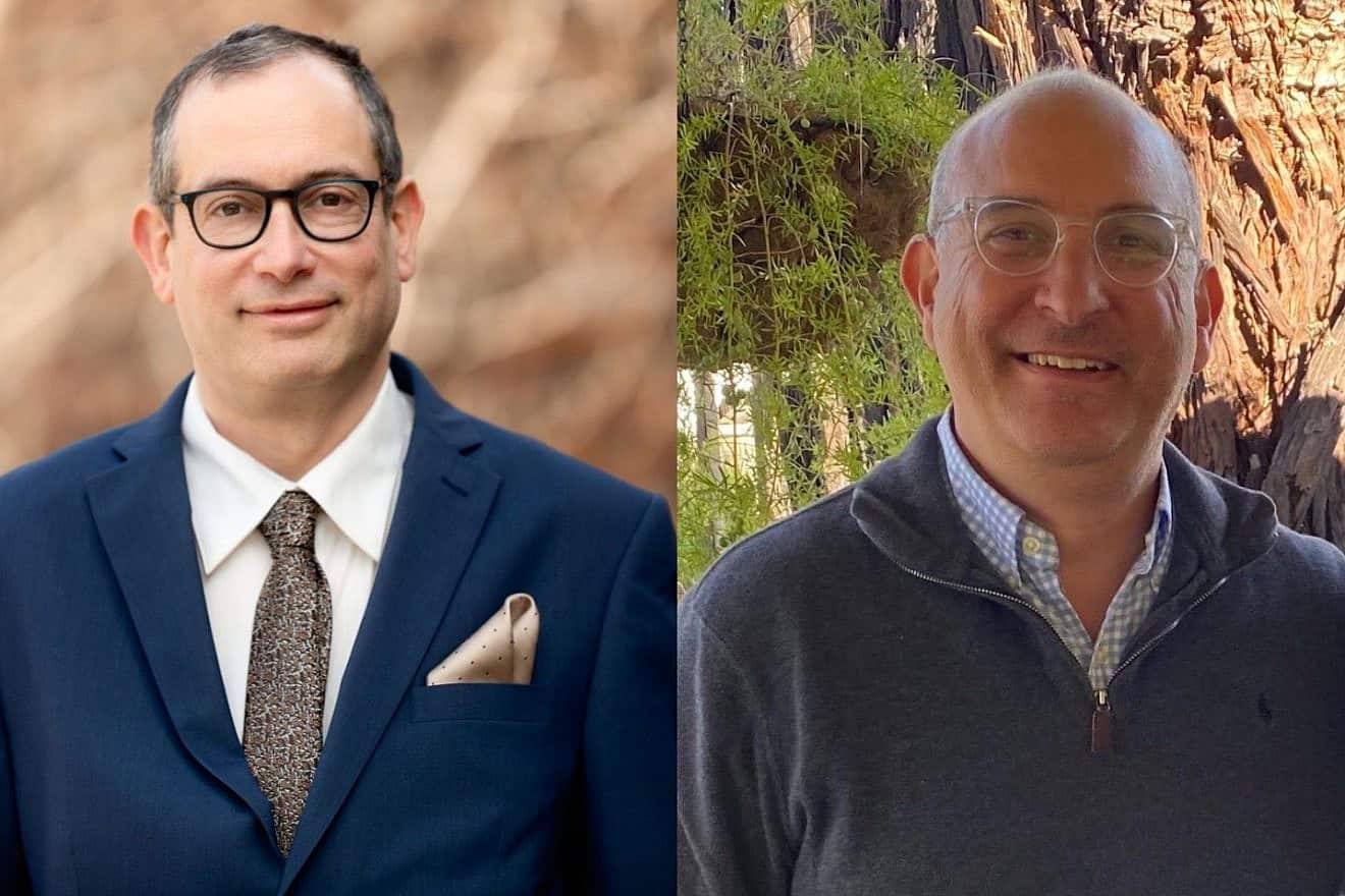 Kevin Leopold (left) and Scott Brockman have both assumed the position of vice president of development at American Society of the University of Haifa. Credit: Courtesy.
