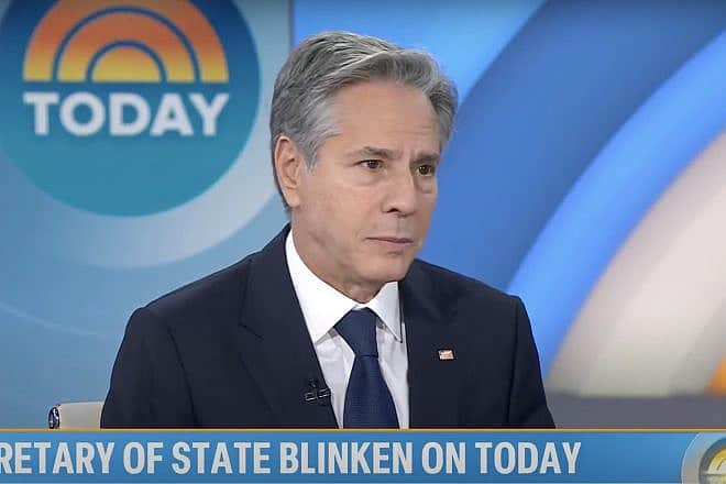 U.S. Secretary of State Antony Blinken on NBC‘s “The Today Show” with Savannah Guthrie on Sept. 20, 2023. Credit: YouTube/“Today Show.”