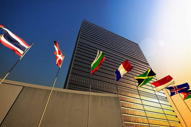 U.N. headquarters in New York City. Credit: James Steidl/Shutterstock.