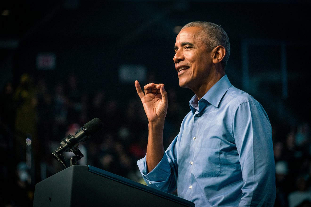 Former President Barack Obama in Philadelphia in November 2022. Credit: ZB Photos/Shutterstock.