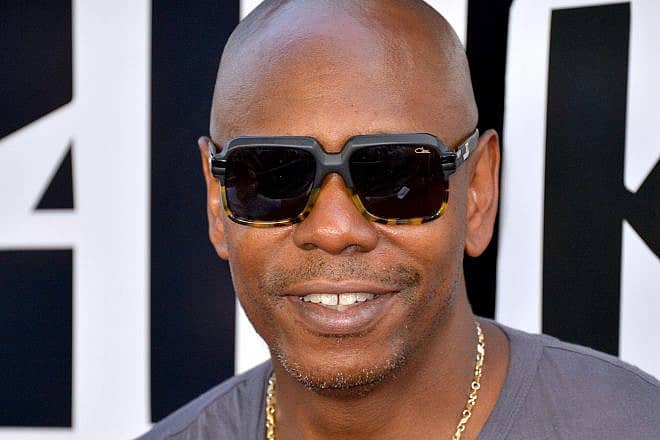 Dave Chappelle in Los Angeles in 2018. Credit: Featureflash Photo Agency/Shutterstock.