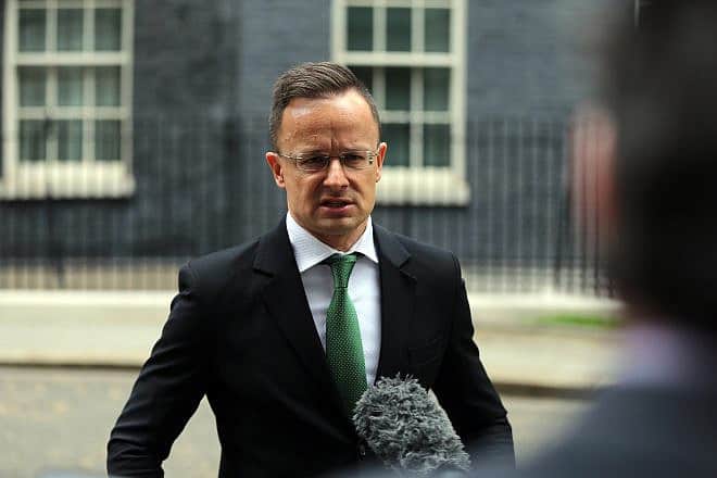 Hungarian Foreign Minister Péter Szijjártó in London in May 2021. Credit: ITS/Shutterstock.