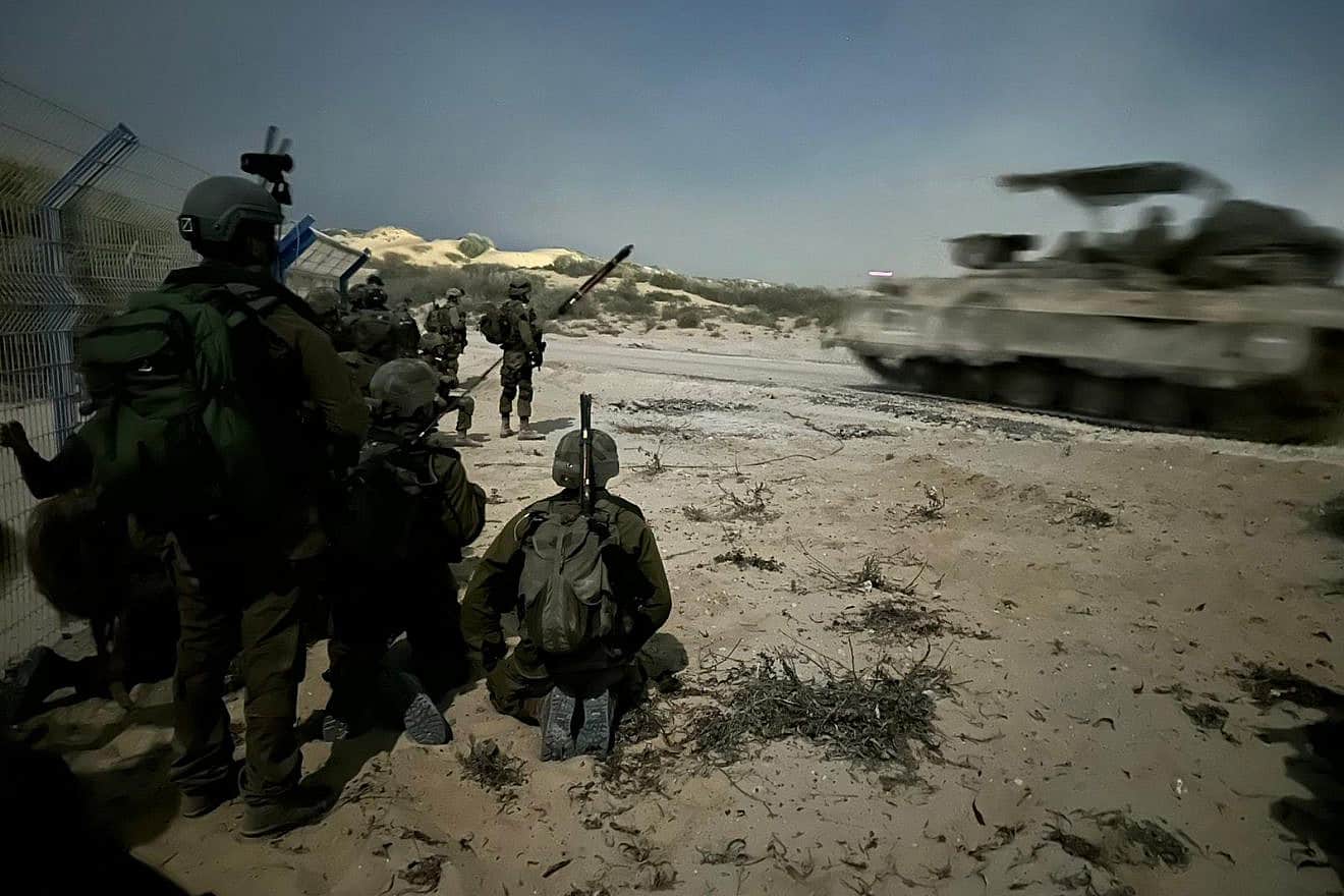 Israel Defense Forces operate in the Gaza Strip, October, 
 2023. Credit: IDF Spokesperson's Unit.