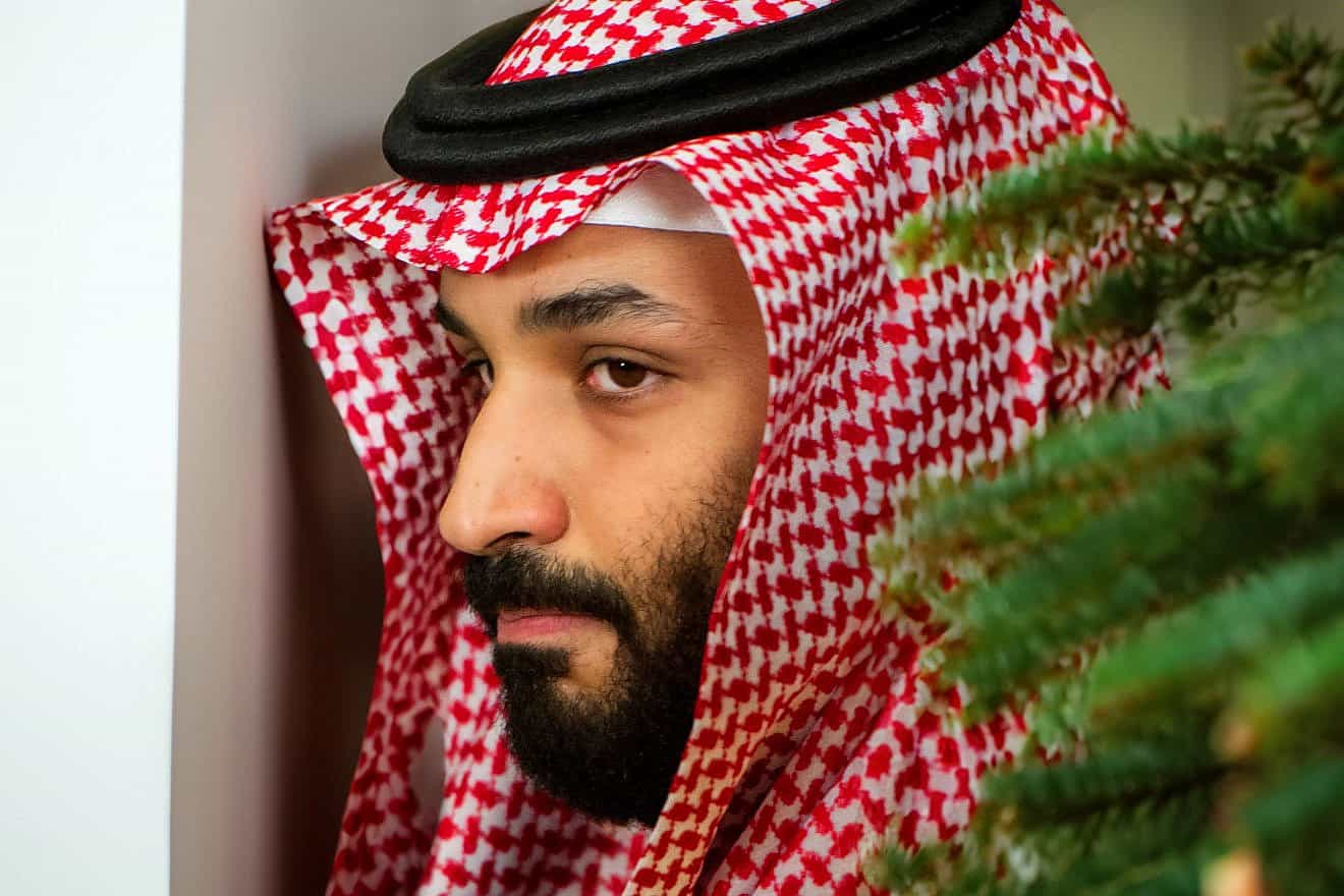 Saudi Arabia Crown Prince Mohammed bin Salman in Riyadh on March 7, 2022. Credit: Murathakan Art/Shutterstock.