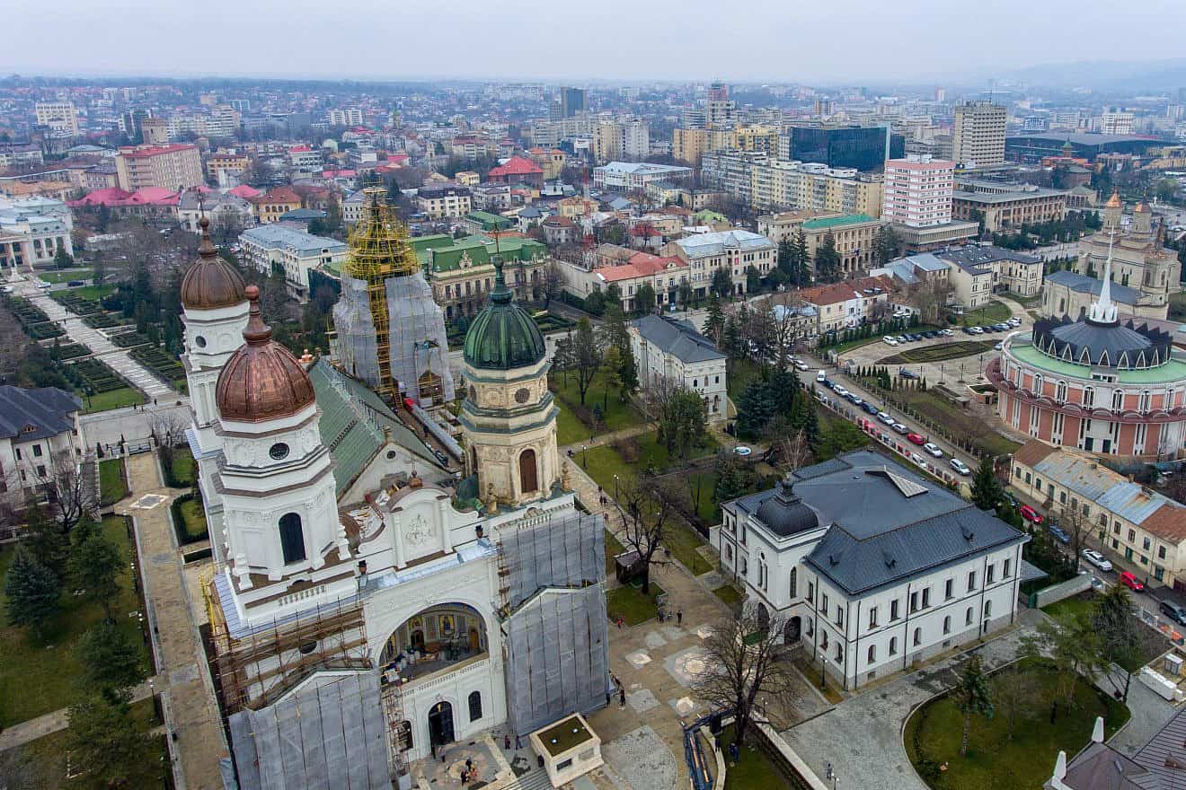 An aerial view of Iași, Romania. Credit: Ruslan Paul/Shutterstock.