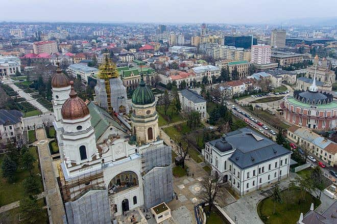 An aerial view of Iași, Romania. Credit: Ruslan Paul/Shutterstock.