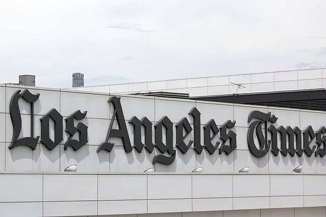 “The Los Angeles Times” building in Southern California. Credit: Juli Hansen/Shutterstock.