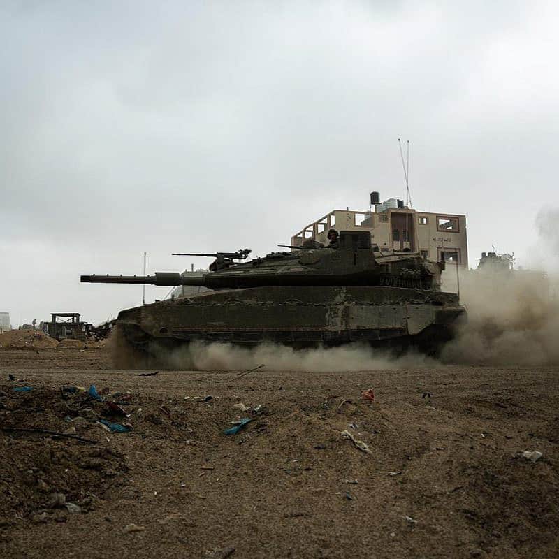 Israeli troops operating in the Hamas-ruled Gaza Strip, Nov. 20, 2023. Credit: IDF.