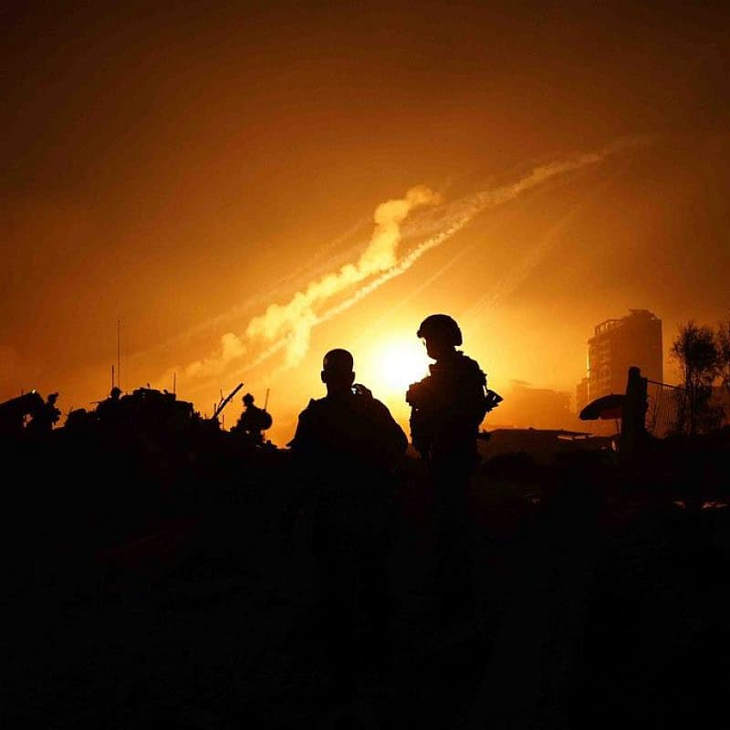 Israeli troops operating in the Hamas-ruled Gaza Strip, Nov. 27, 2023. Credit: IDF.