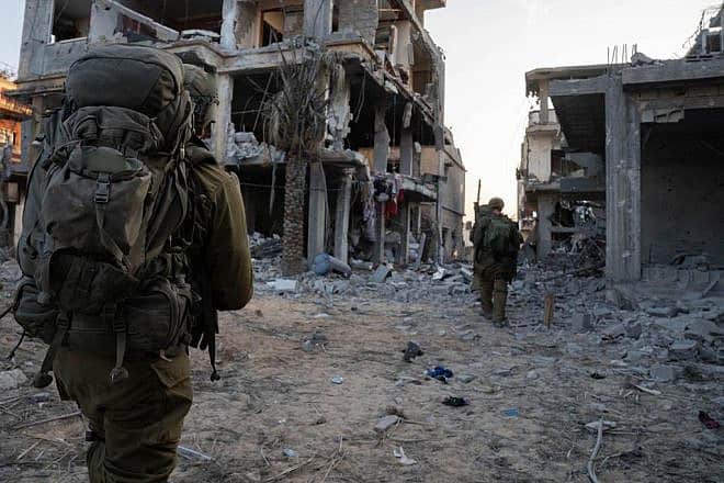 Israeli soldiers operate in the Gaza Strip, Nov. 7, 2023. Credit: IDF.