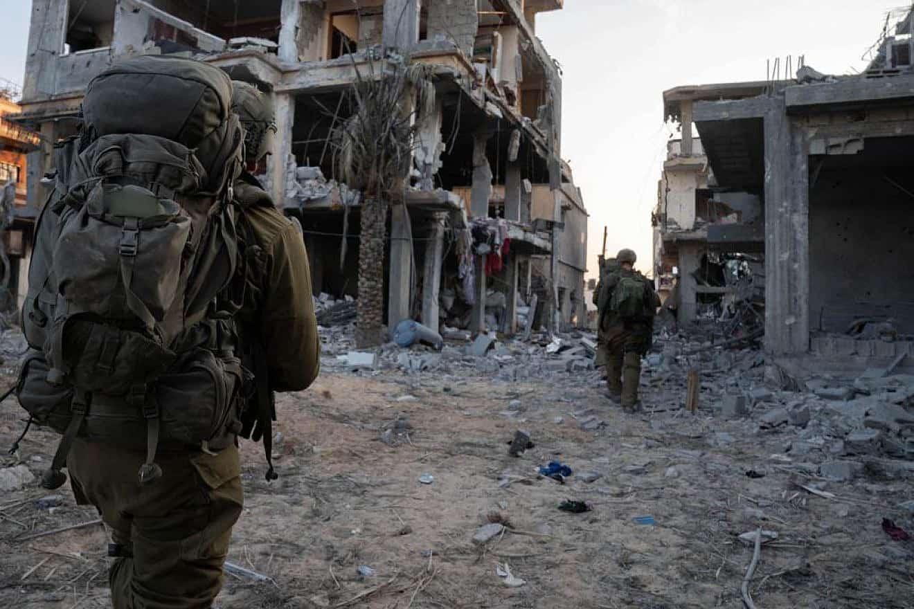 Israeli forces conducting ground operations in the Gaza Strip, Nov. 7, 2023. Credit: IDF.