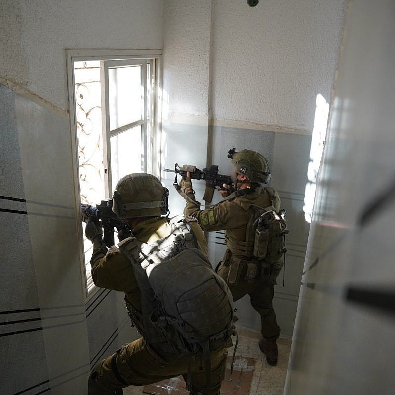 Israeli troops operating in the Hamas-ruled Gaza Strip, Nov. 20, 2023. Credit: IDF.