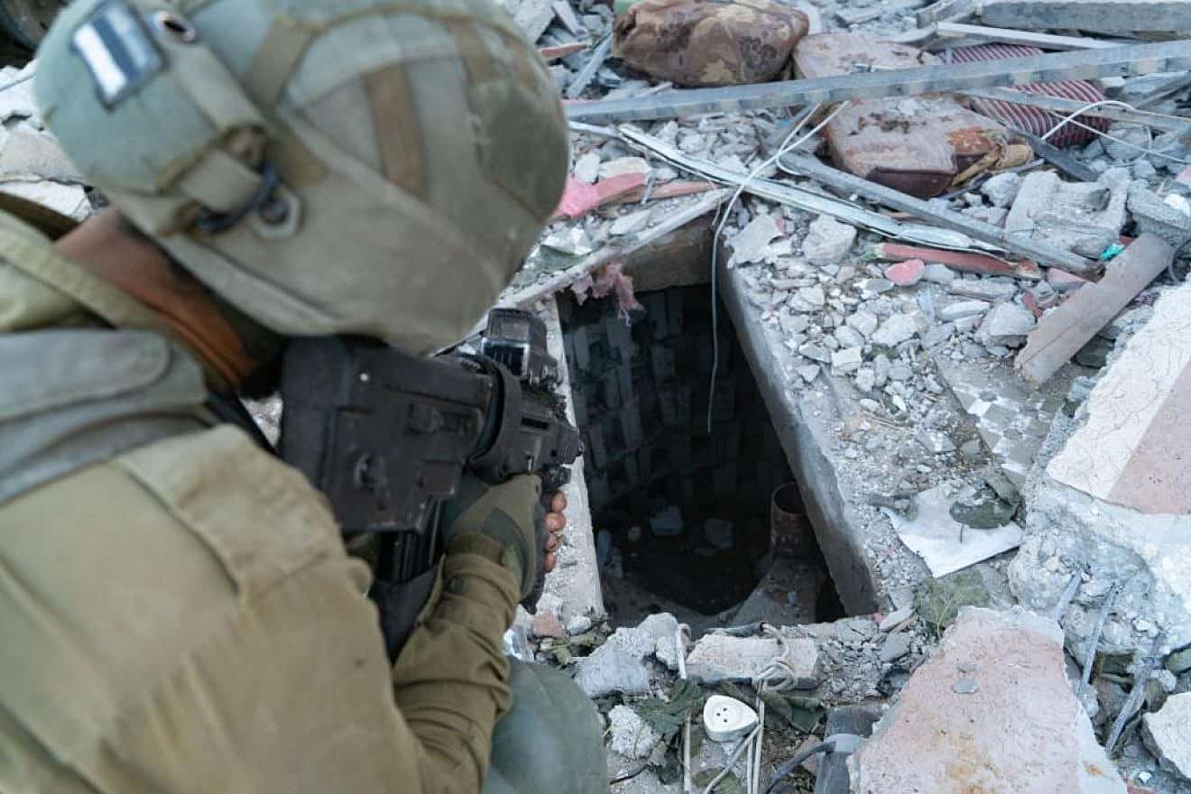 The 401st Brigade found four tunnel shafts on the outskirts of Jabalia in the Gaza Strip on Nov. 23, 2023. Credit: IDF Spokesperson's Unit.