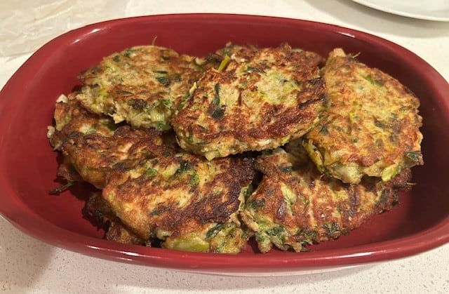 Leek and Parsley Fritters