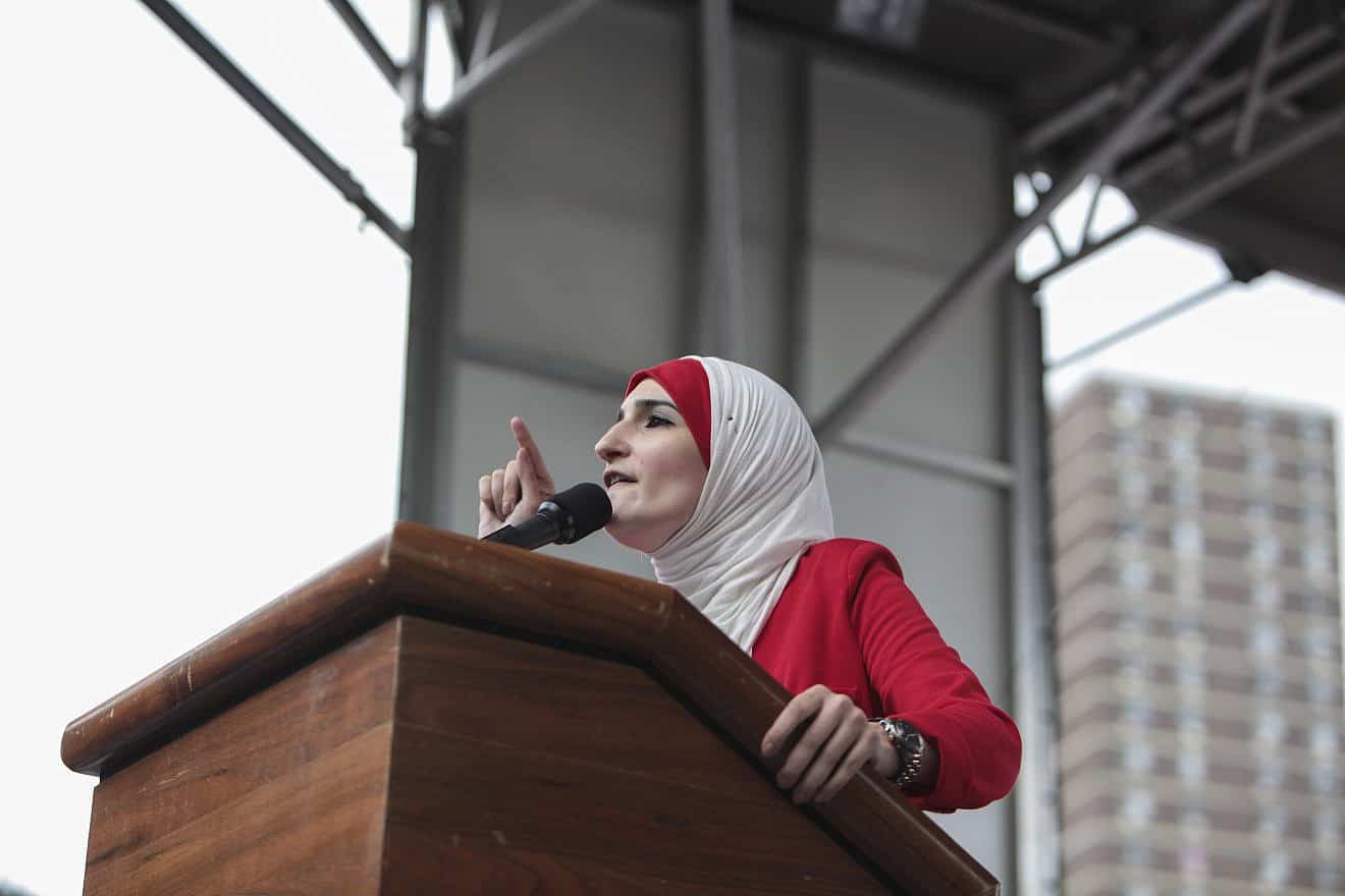 U.S. political activist Linda Sarsour in New York City. Credit: A Katz/Shutterstock.