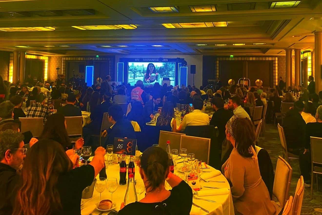 More than 400 people attended the annual dinner of the Israeli emergency medical service NGO United Hatzalah, held at the Hôtel du Collectionneur in Paris on Nov. 12, 2023. Credit: United Hatzalah.