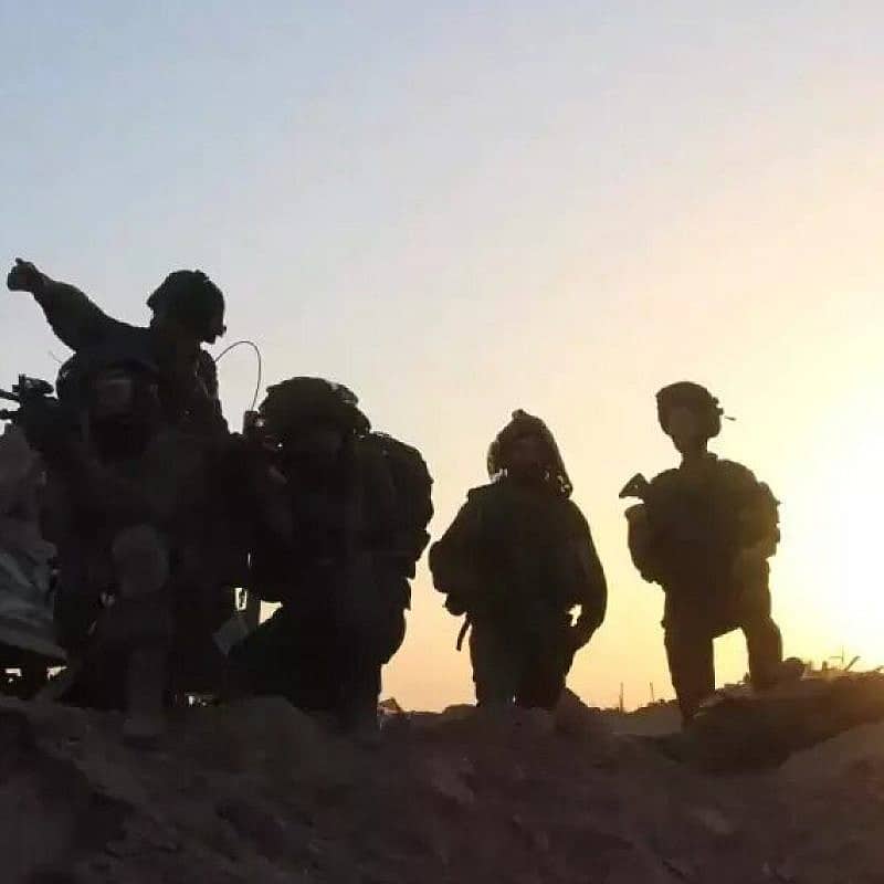 Israeli troops in the northern Gaza Strip, November 2023. Photo by Avi Cohen.