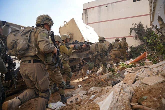 IDF troops operating in the Gaza Strip, Nov. 19, 2023. Credit: IDF.