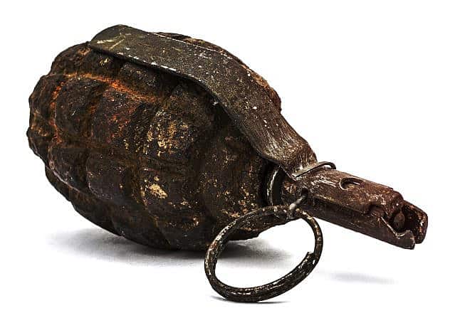 Old combat grenade. Credit: heorghina/Shutterstock.