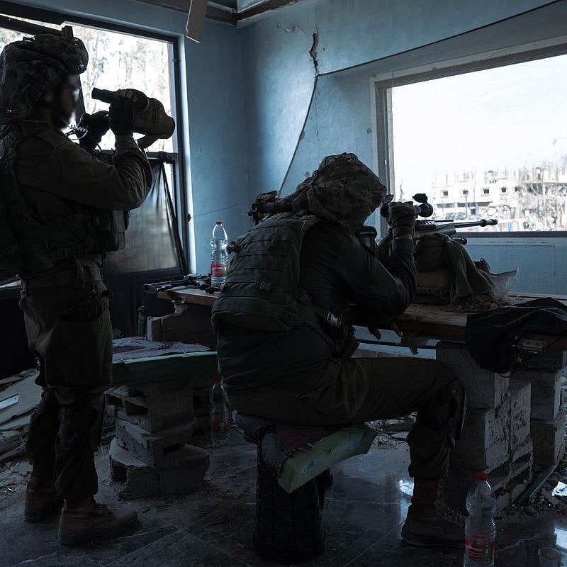 Israeli troops operating in the Hamas-ruled Gaza Strip, Nov. 29, 2023. Credit: IDF.