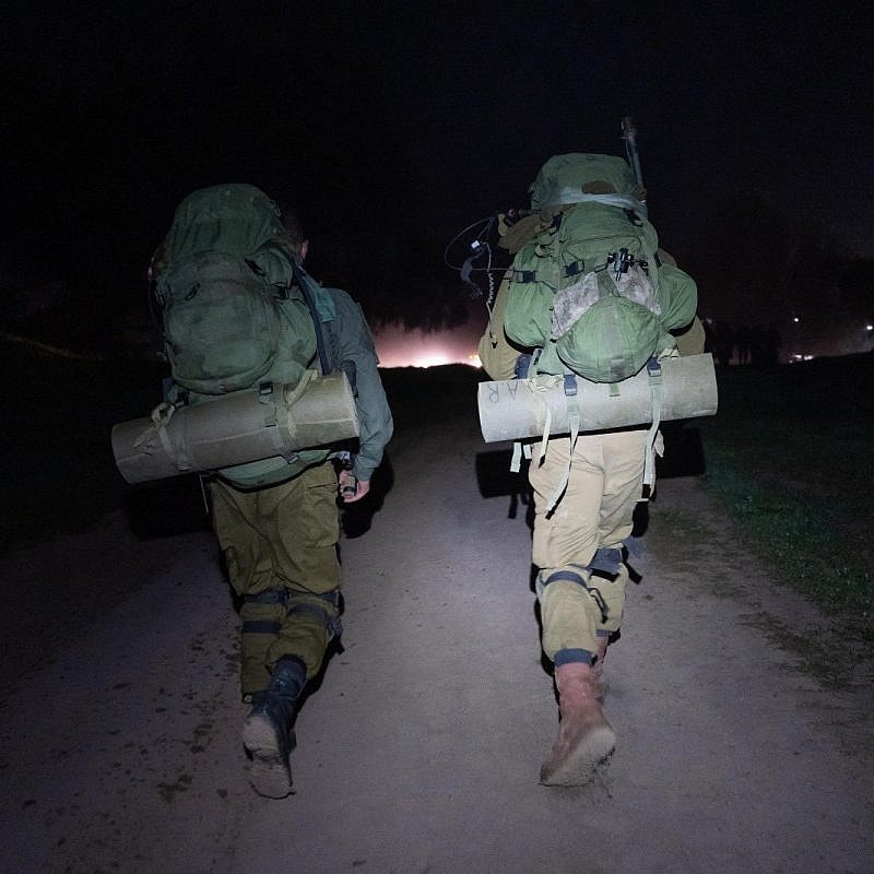Israeli troops operating in the Hamas-ruled Gaza Strip, Dec. 28, 2023. Credit: IDF.