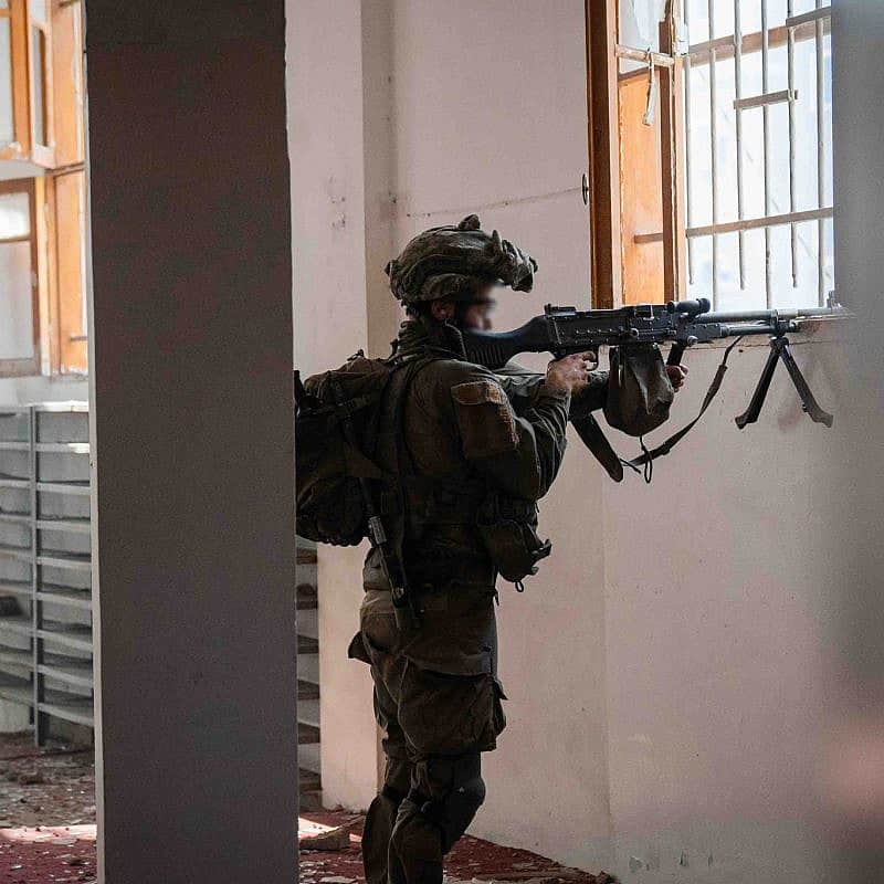 Israeli troops operating in the Hamas-ruled Gaza Strip, Dec. 11, 2023. Credit: IDF.