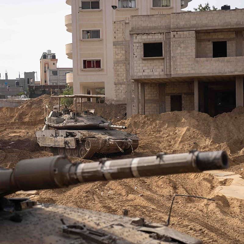 Israeli troops operating in the Hamas-ruled Gaza Strip, Dec. 14, 2023. Credit: IDF.