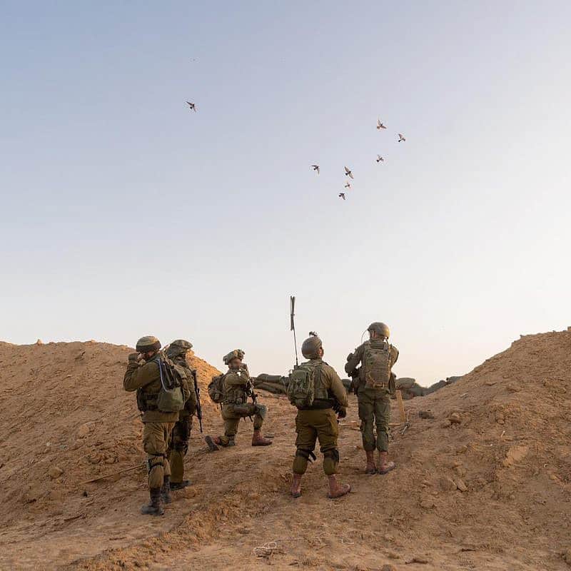 Israeli troops operating in the Hamas-ruled Gaza Strip, Nov. 30, 2023. Credit: IDF.
