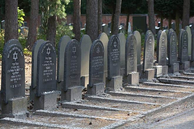 The Jewish cemetery in Antwerp, Belgium, on July 26, 2019. Photo by David Cohen/Flash90.