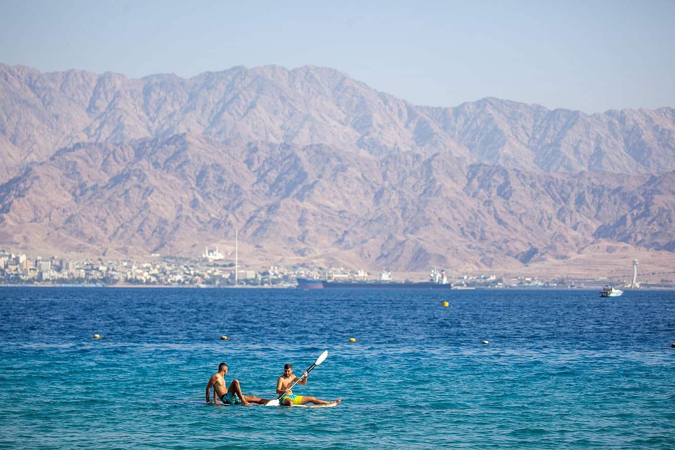 The Red Sea in the southern Israeli city of Eilat, Nov. 6, 2020. Photo by Yossi Aloni/Flash90.